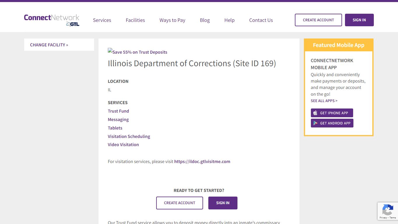 Illinois Department of Corrections | ConnectNetwork